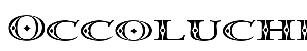 Occoluchi font preview